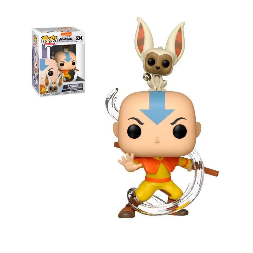 Funko Pop & Buddy - Avatar: The Last Airbender - Aang with Momo