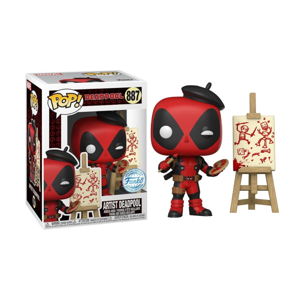 Funko Pop - Deadpool 30Th - Deadpool Artista - Edicion Especial