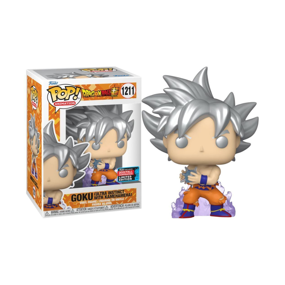 Funko Pop - Dragon Ball Z  - Goku Ultra Instinct with Kamekameha - Winter Convención 2022 - Edicion Especial