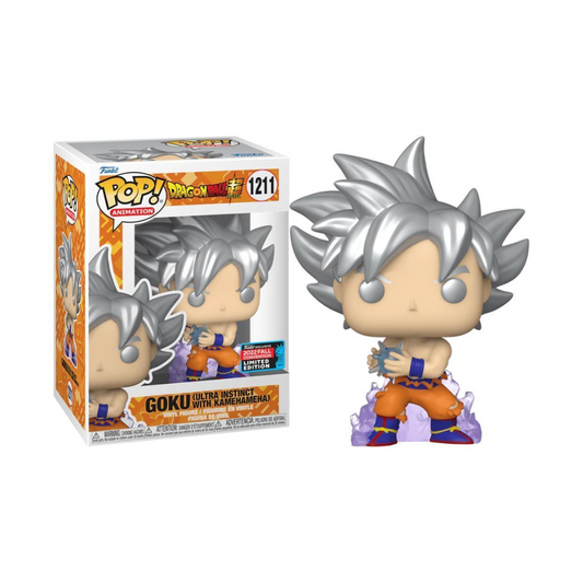 Funko Pop - Dragon Ball Z  - Goku Ultra Instinct with Kamekameha - Winter Convención 2022 - Edicion Especial