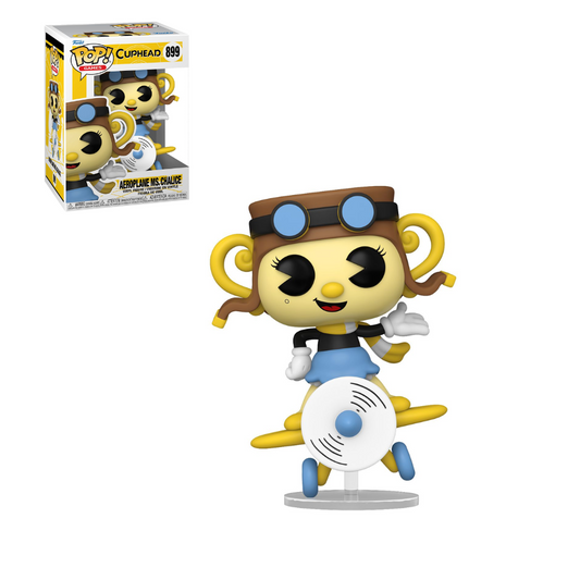 Funko Pop  - Cuphead - Ms. Chalice en Avion