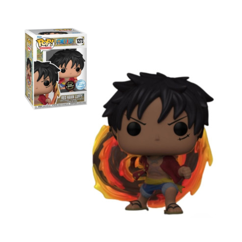 Funko Pop - One Piece - Red Hawk Luffy  - Edicion Especial (Glow Chase)