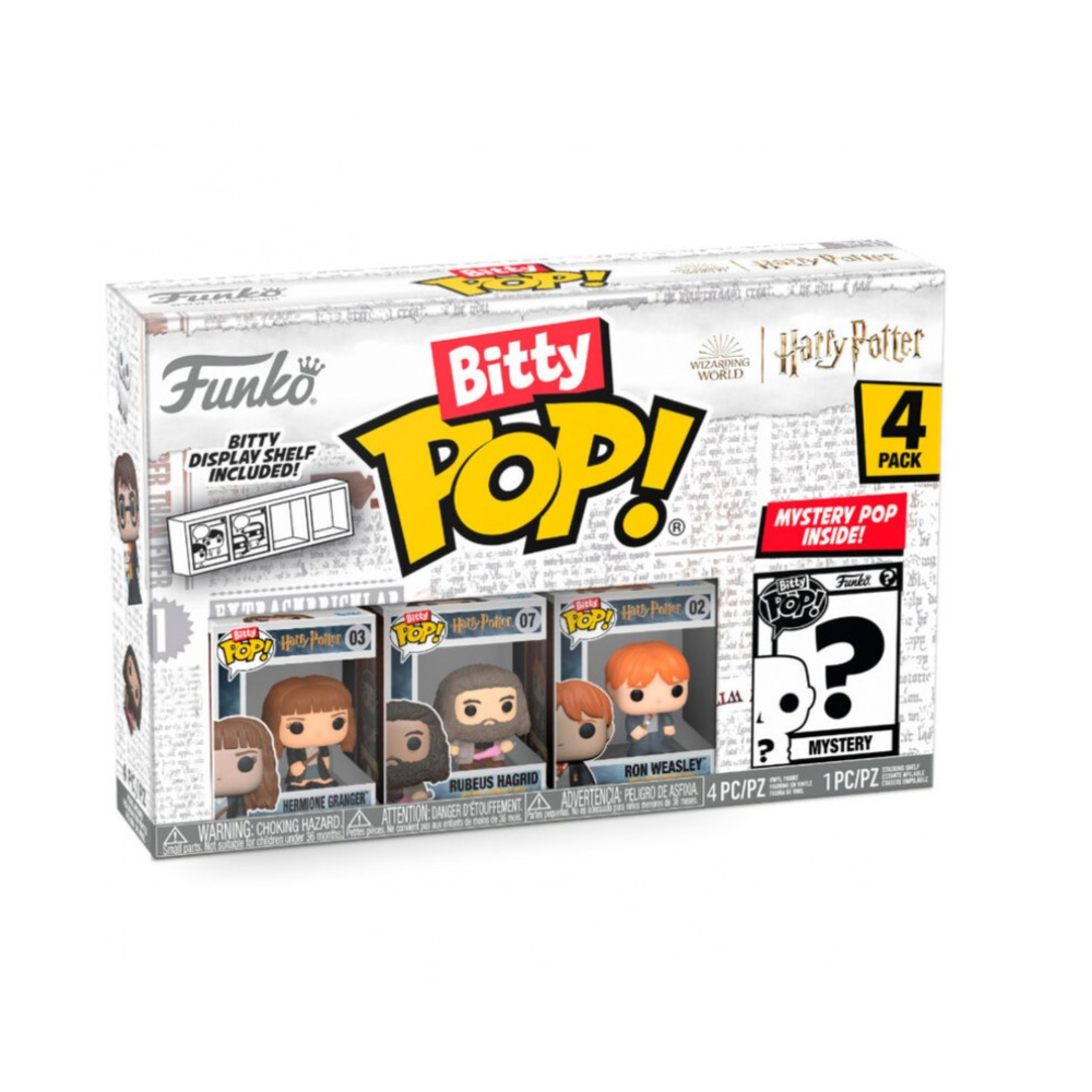 Funko Bitty Pop - Harry Potter - Hermione, Hagrid, Ron, ???