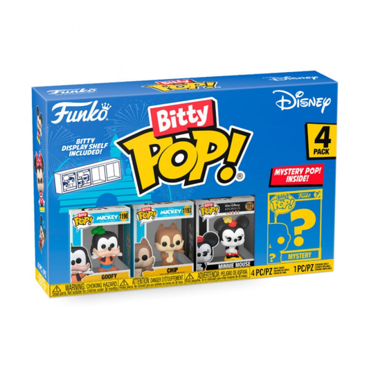 Funko Bitty Pop - Disney - Goofy, Chip, Minnie Mouse, ???