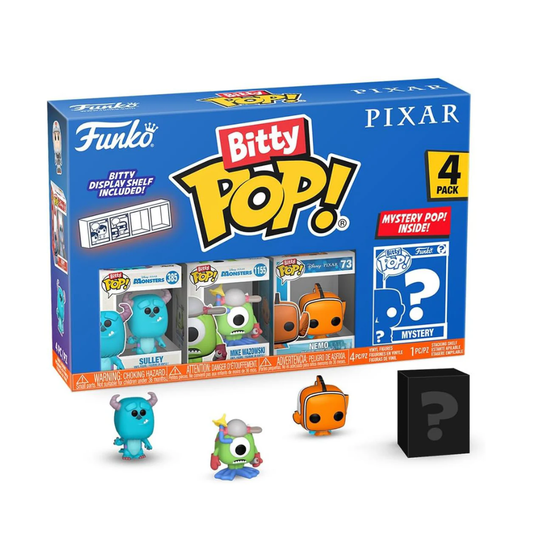 Funko Bitty Pop - Pixar - Sully, Mike, Nemo, ???