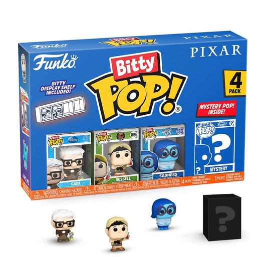 Funko Bitty Pop - Pixar - Carl, Russel, Tristeza, ???