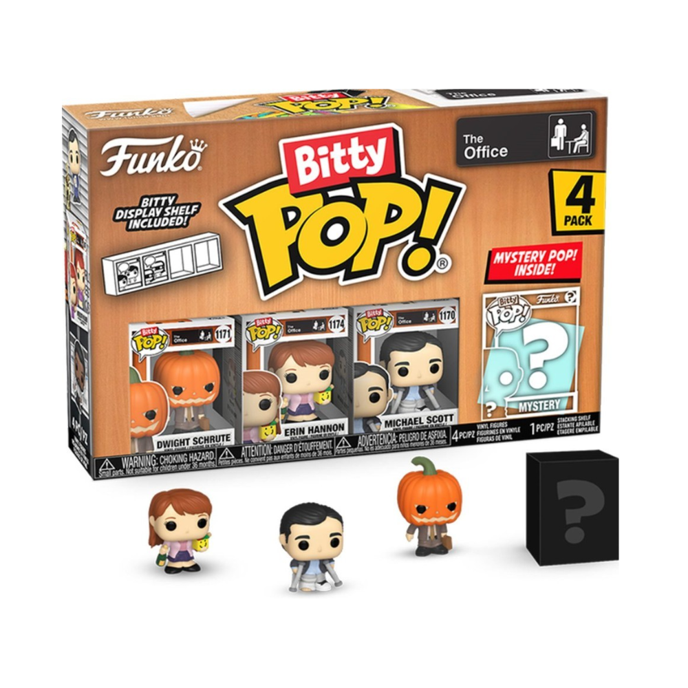 Funko Bitty Pop - The Office - Calabaza Dwight, Michael, Erin Hannon, ???