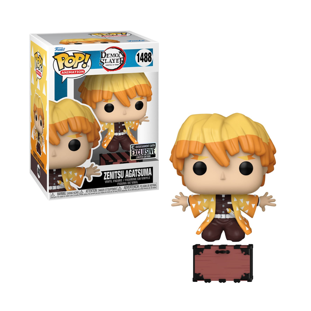Funko Pop - Demon Slayer  - Zenitsu Box - Entertainment Earth - Edicion Especial