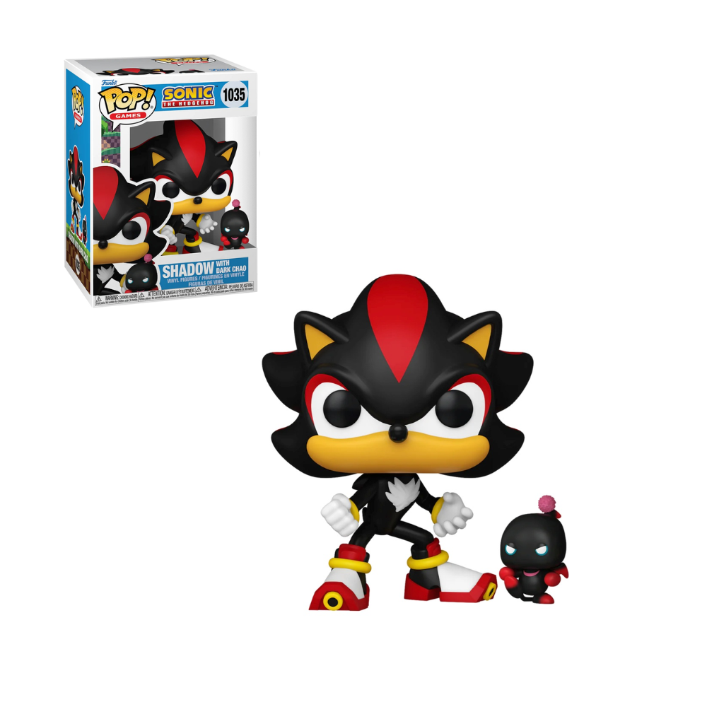 Funko Pop - Sonic The Hedgehog -  Shadow With Dark Chao