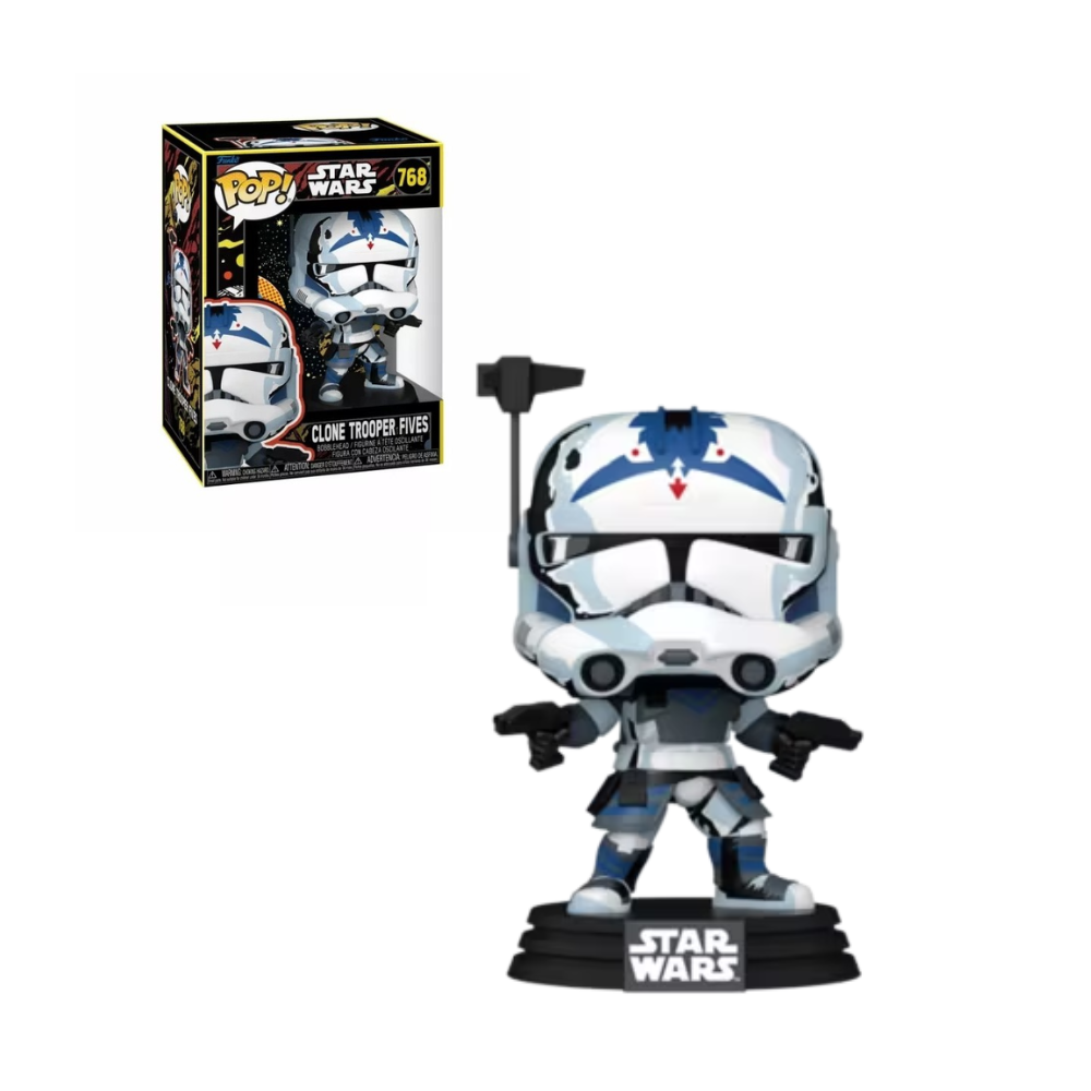 Funko Pop - Star Wars - Clone Troopper Fives - Blacklight