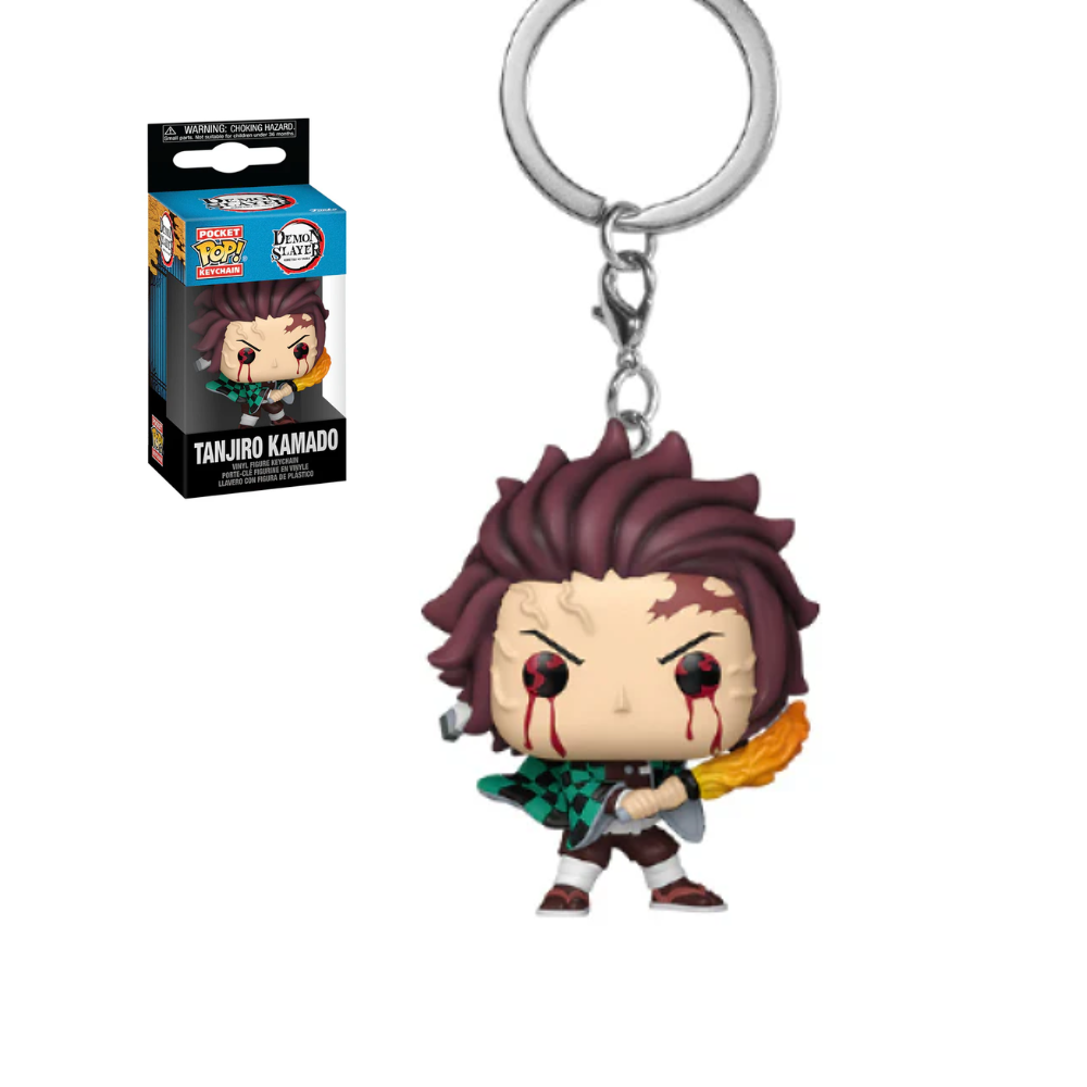 Funko Llavero - Demon Slayer ( Kimetsu no Yaiba) - Tanjiro (Respiracion Solar)