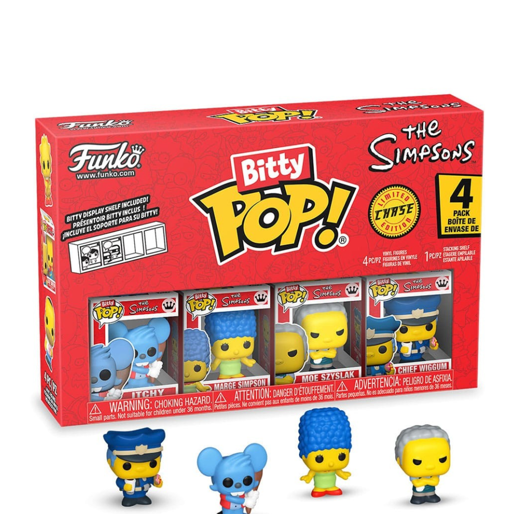 Funko Bitty Pop - The Simpsons - Daly, Marge, Moe, Gorgory
