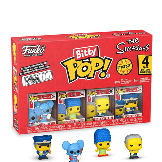 Funko Bitty Pop - The Simpsons - Daly, Marge, Moe, Gorgory