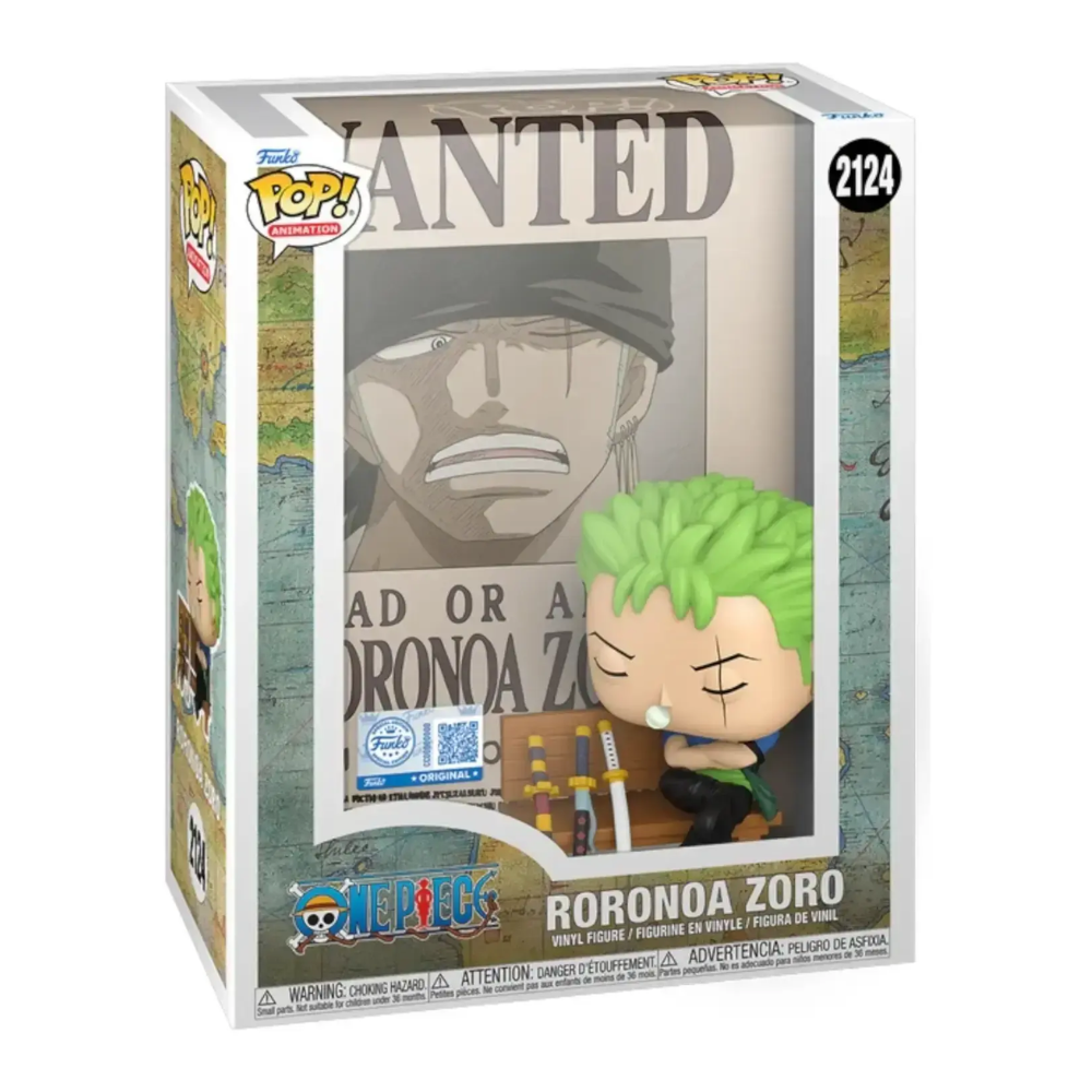 Funko Pop - One Piece - Roronoa Zoro (Cartel de recompensa)