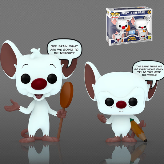 Funko Pop - Pinky & Cerebro - Pinky & Cerebro GITD