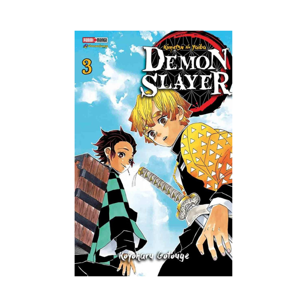 Manga  - Demon Slayer (Kimetsu no Yaiba) - Tomo 3 -  Panini Mexico