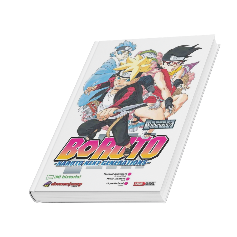 Manga - Boruto - Tomo 3 - Panini Mexico