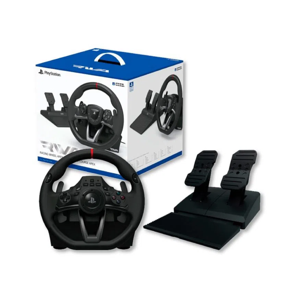 Accesorio - PS4/PS5 - Timon y Pedal Apex Racing Wheel RTW 2022 - Hori