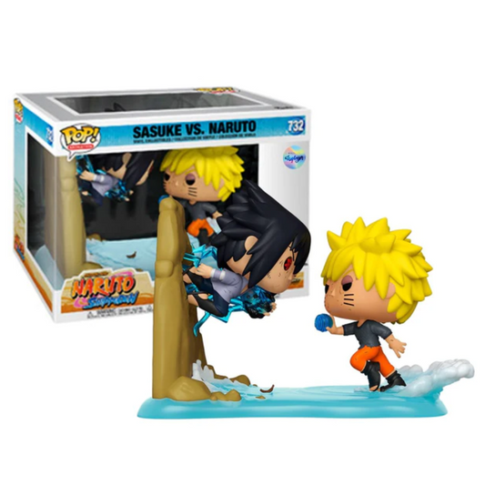 Funko Pop - Naruto Shippuden - Naruto vs Sasuke - Moment Edicion Especial