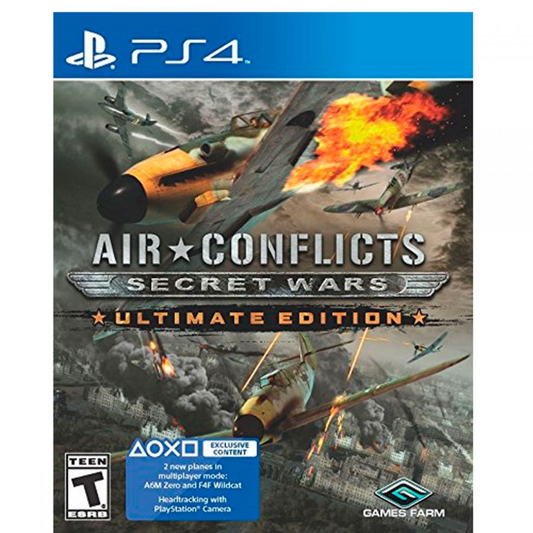PS4 - Air Conflicts secret wars ultimate edition  - Fisico - Usado