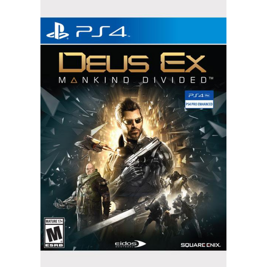 PS4 - Deus Ex Mankind Divided  - Fisico - Usado