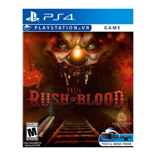 PS4 - Until Dawn Rush Of Blood  - Fisico - Usado