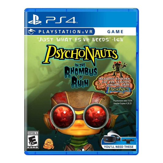 PS4 - Psychonauts In The Rhombus Of Ruin VR Game  - Fisico - Nuevo