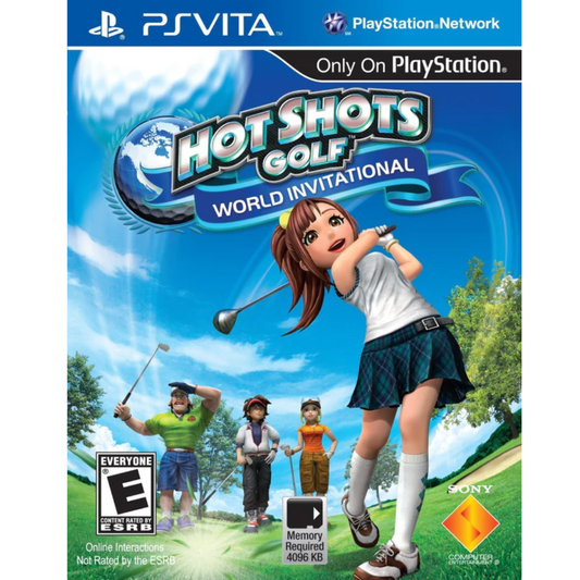 PSVITA HOT SHOTS GOLF WORLD INVITATIONAL - USADO