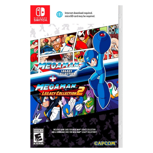 Switch - Mega Man Legacy Collection 1 + 2  - Fisico - Nuevo