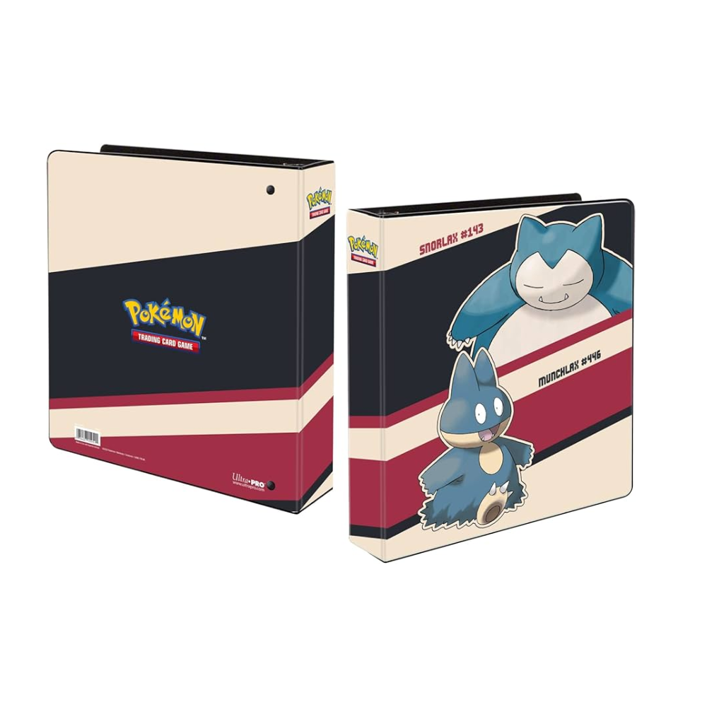 Accesorios TCG -  Portafolio  3 anillos - Snorlax & Munchlax Pokémon