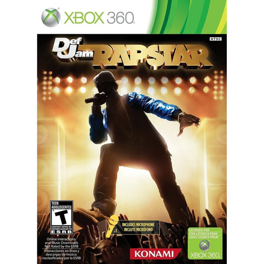 XBOX 360 DEF JAM RAPSTAR - USADO