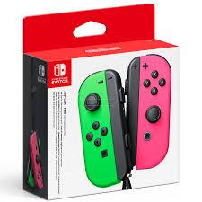 Accesorio - Switch - Control Joy-con (L)(R) Verde/Rosa Neon - Nintendo