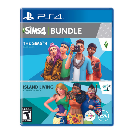 PS4 - Sims 4 & Island Living Expansion Pack Bundle (2 Games in 1) - Fisico - Nuevo