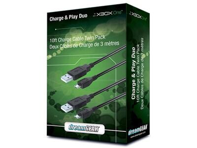 CHARGE CABLE DUAL PACK 10FT DREAMGEAR