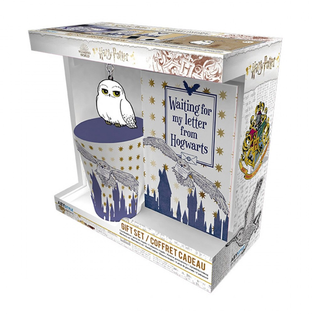 AbyStyle - Harry Potter - Mug, llavero y libreta de Hedwig