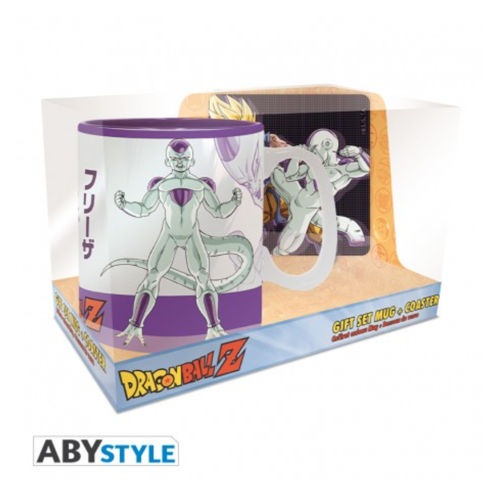 AbyStyle - Dragon Ball Z - Mug Magico y Posavasos Frieza