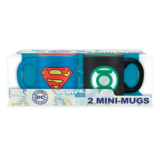 AbyStyle - DC - Mug cappuccino Superman y Linterna Verde