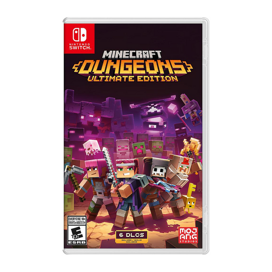Switch - Minecraft Dungeons Ultimate Edition - Fisico - Usado