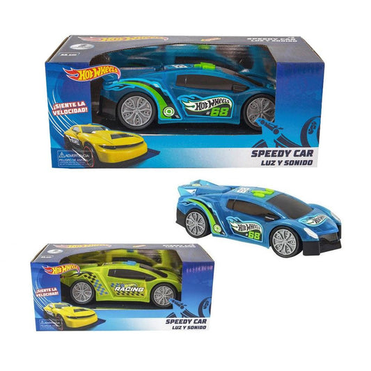 Juguete - Hot Wheels - Carro con Luces y Sonido - Speedy
