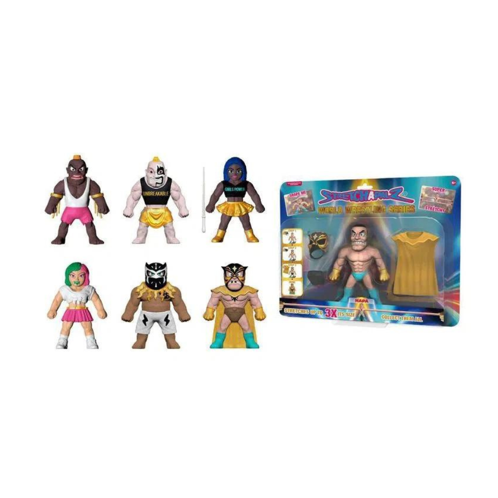 Juguete - Stretchapalz - World wrestling- 14 cm