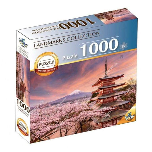 Juego de mesa - Rompecabezas 1000 Piezas - Tokio Monte Fuji