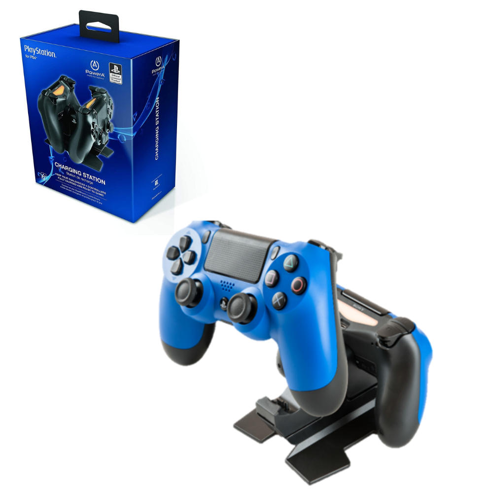 Accesorio - PS4 - Base de Cargado Doble para Controles PS4 - Power A