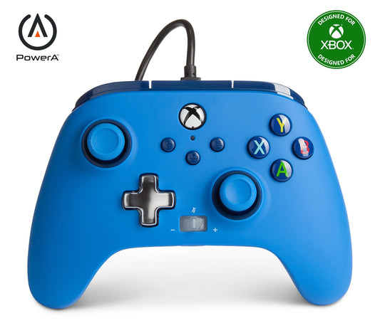 Accesorio - Xbox One - Control Alambrico Azul  - Power A