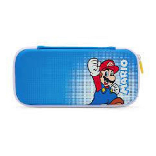 Accesorio - Switch - Estuche Duro Super Mario Azul/Blanco - Power A