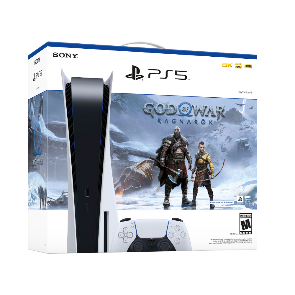 Consola Playstation 5 HW 1215 Standard de disco + God of war (Digital)