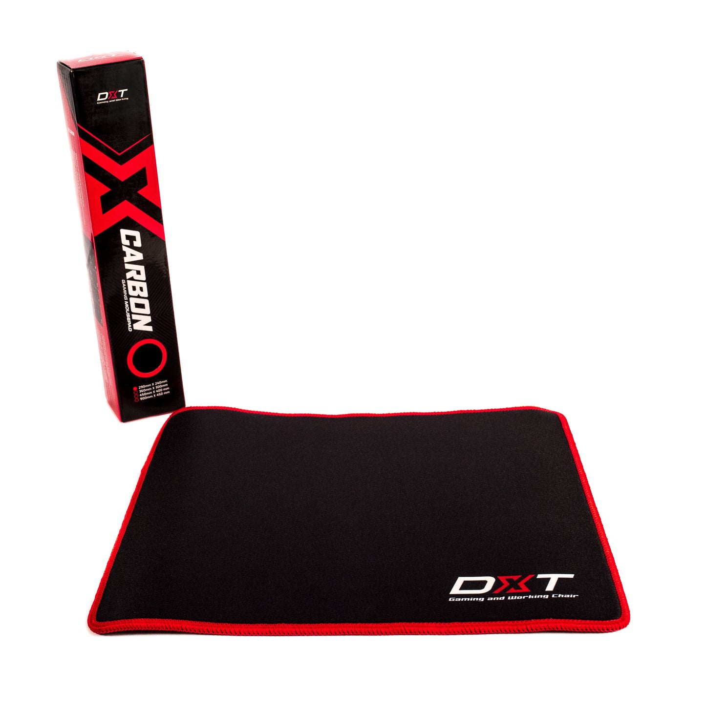 Accesorio - PC Gaming - Mouse Pad Carbon Negro/Rojo 290x240x4 mm S - DXT