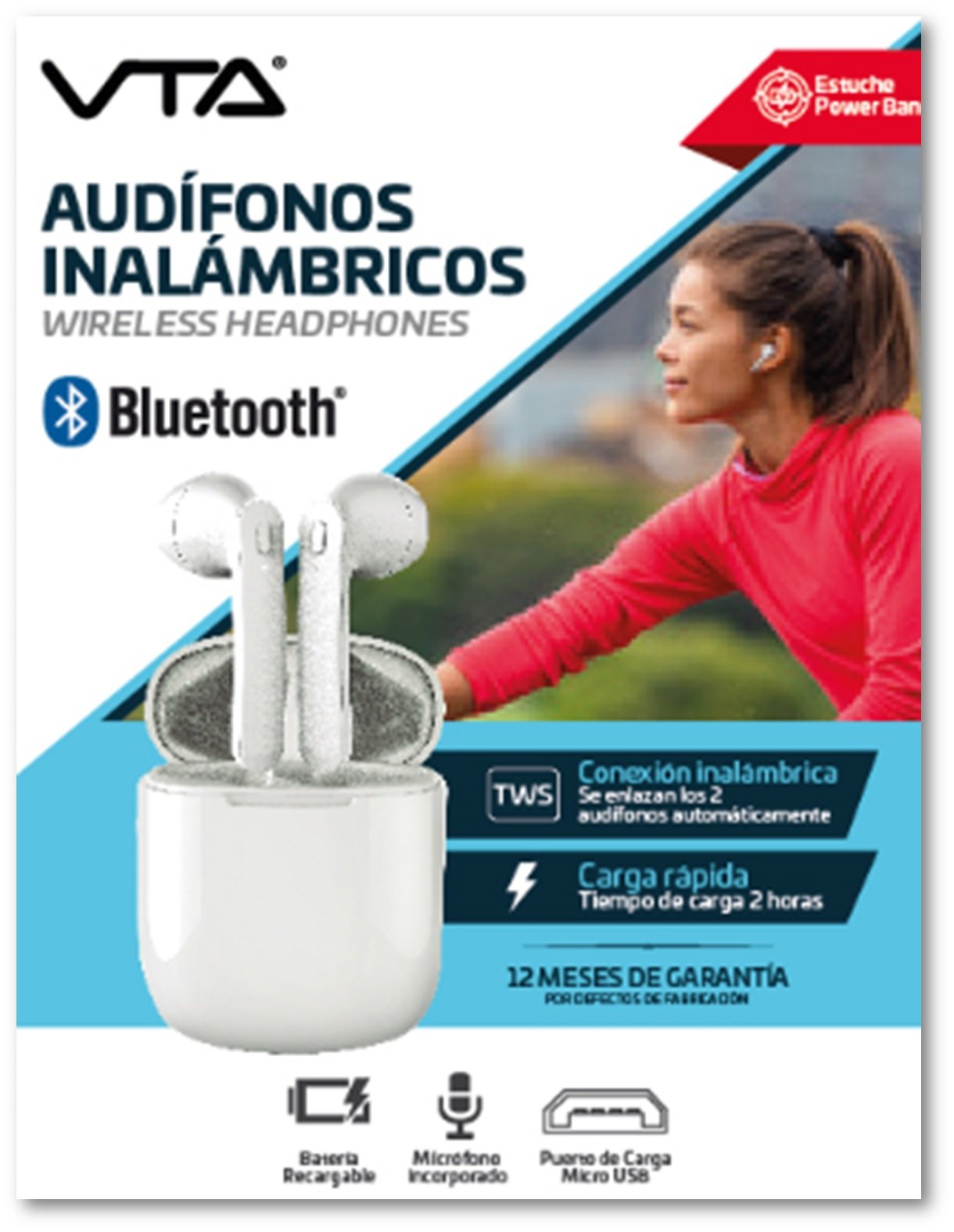 Tecnología - Audífonos Inalámbricos Bluetooth 5.0 - VTA