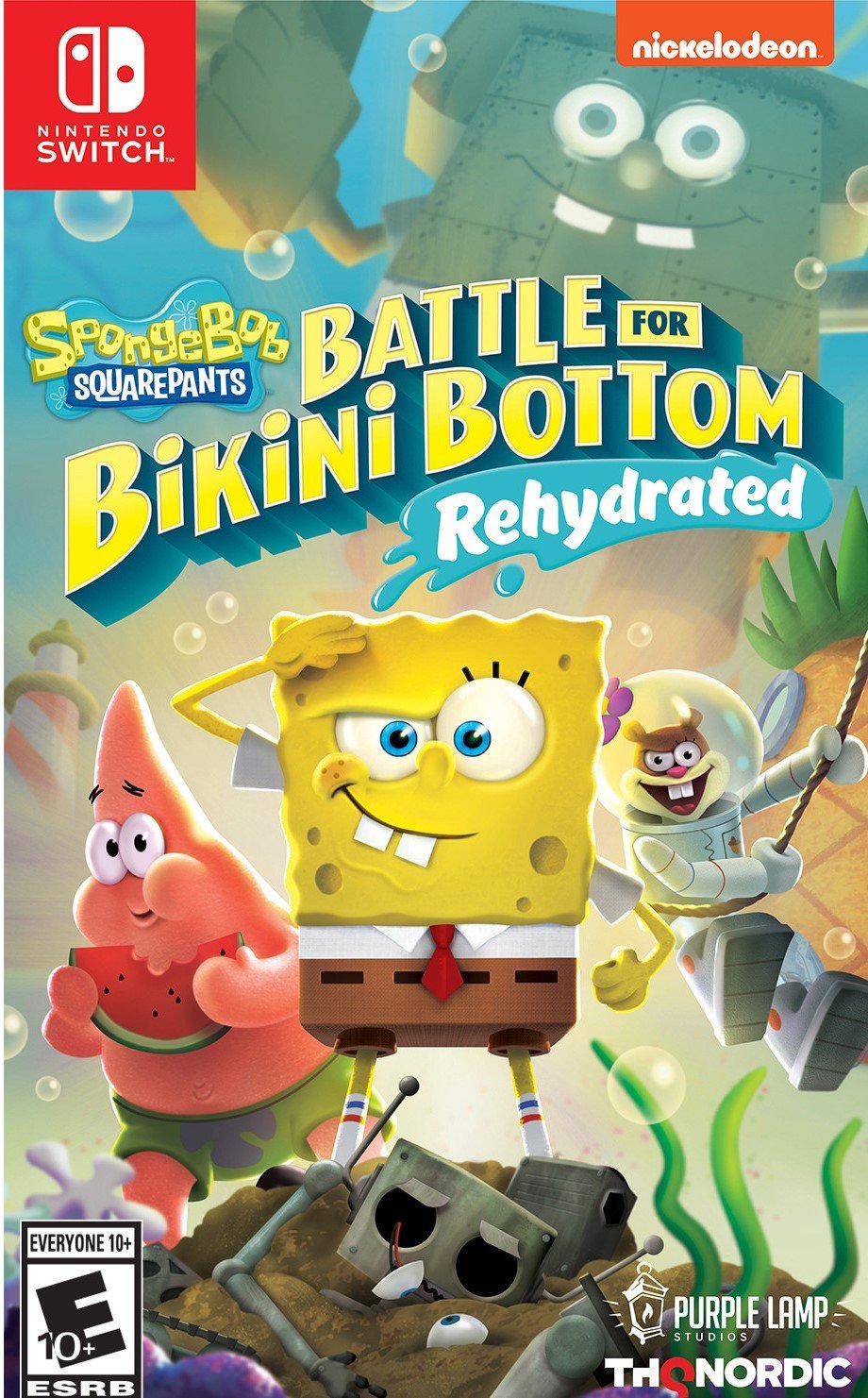 Switch -Spongebob Squarepants Battle for Bikini Bottom - Fisico - Usado