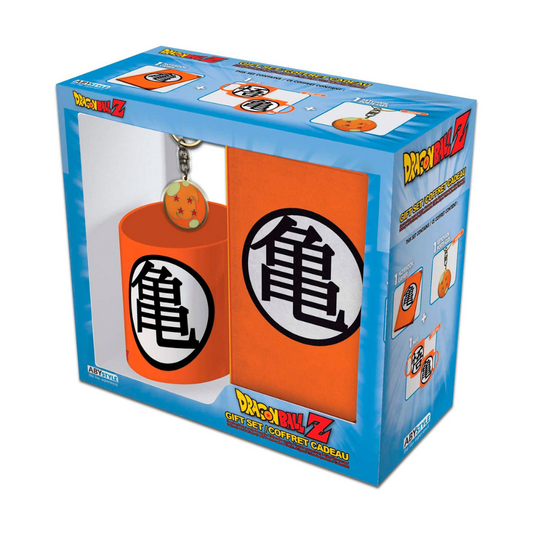 AbyStyle - Dragon Ball Z - Mug, llavero y libreta Logo Kame
