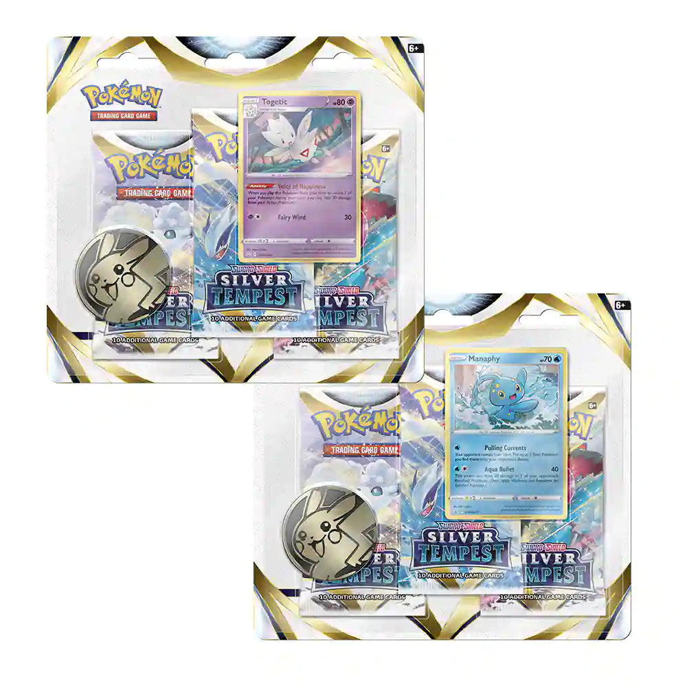 TCG Pokémon  -  Silver Tempest 3-Pack Blister - (English)